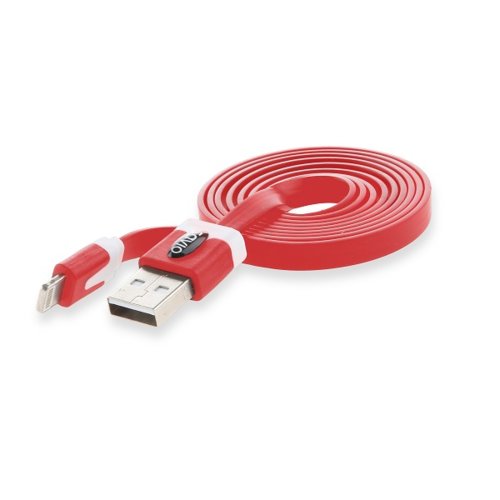 Kabel USB - Lightning SAVIO CL-74 iPhone Czerwony