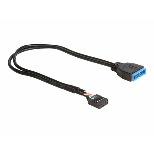 Przedłużacz USB Delock pinheader 9 pin(F) - pinheader 19 pin(M) 0.3m