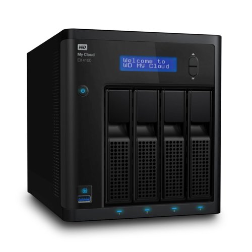 Serwer plików NAS WD My Cloud EX4100 16 TB ( WDBWZE0160KBK )