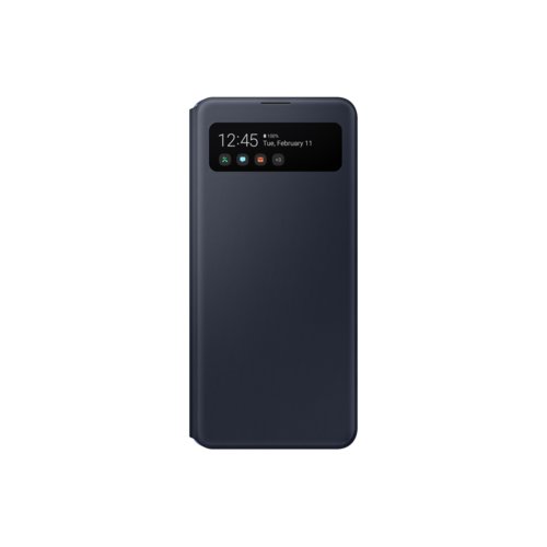 Etui Samsung S View Wallet Cover do Galaxy A41 Black EF-EA415PBEGEU