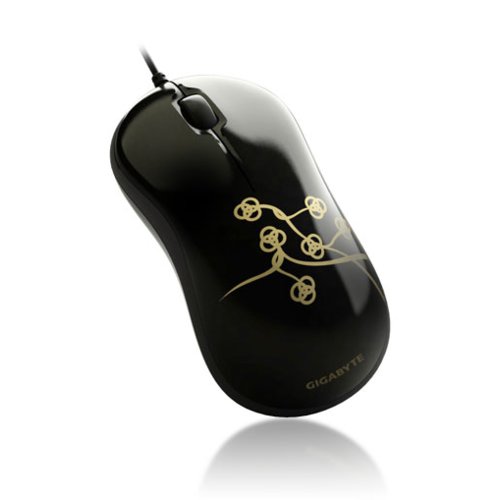Mysz przewodowa Gigabyte GM-M5050S Czarna z Ozdobnym Wzorem
