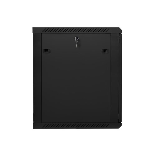 LANBERG Szafa instalacyjna wisząca 19'' 15U 600X600mm czarna (drzwi      szklane)