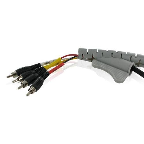 4World Organizer Cable organizer 16MM, dł. 1,5M grey