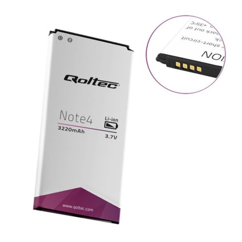 Qoltec Bateria do smartfonu Samsung Galaxy Note 4,3220mAh