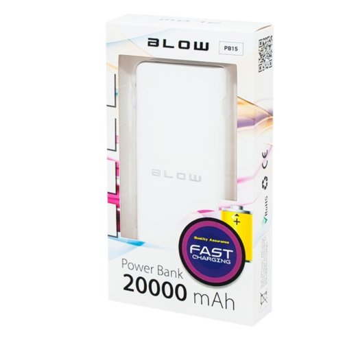 Blow Powerbank PB15 20000mAh USB biały