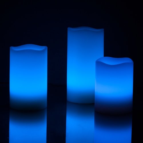 Retlux 3 Lampki LED z naturalnego wosku RLC 33 świeczka 50 75 100