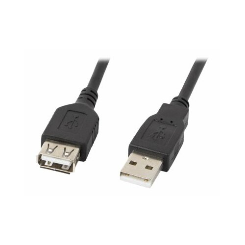 LANBERG Przedłużacz kabla USB 2.0 AM-AF czarny 5M