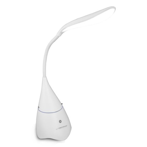 Głośnik Bluetooth Esperanza Charm EP151W z lampką led biały