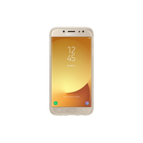 Etui Samsung Jelly Cover do Galaxy J7 (2017) Gold EF-AJ730TFEGWW