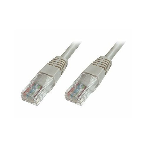 Patch cord DIGITUS UTP kat. 5e 0,5m PVC szary