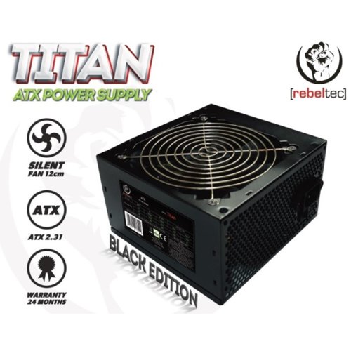REBELTEC Zasilacz TITAN450 battery 450 12cm fan + cabel