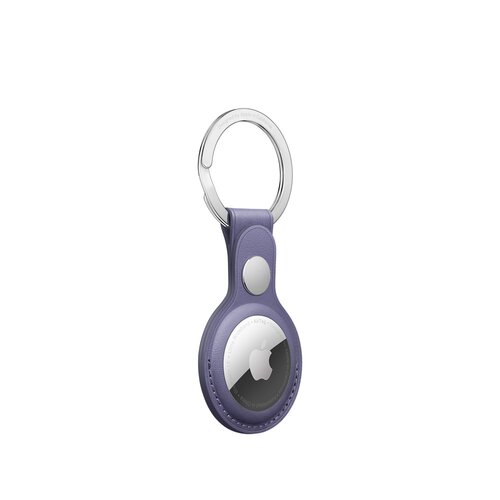 Apple AirTag Leather Key Ring - Wisteria