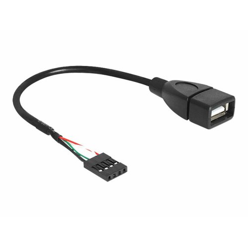 Delock Kabel USB AF/Pin Header USB 2.0 20cm black