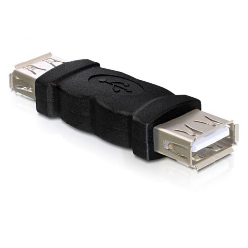 Adapter USB(F) 2.0 - USB(F) beczka Delock