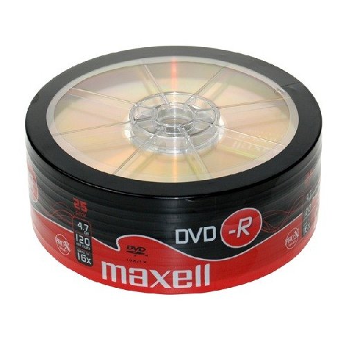 Maxell plyta DVD-R 4,7 16x szpindel 25