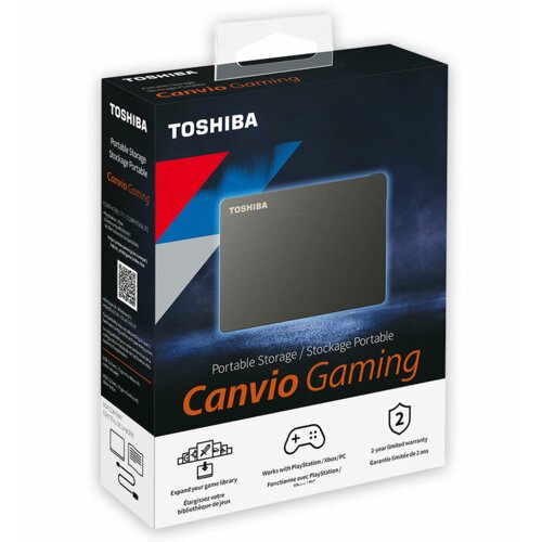 Dysk HDD Toshiba Canvio Gaming 2TB HDTX120EK3AA Czarny