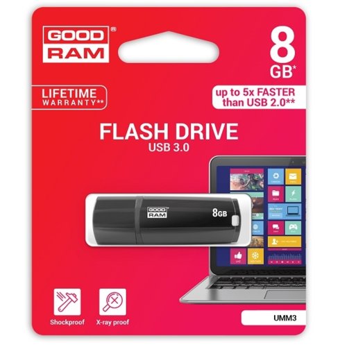 Goodram Flashdrive Mimic 8GB USB 3.0 czarny