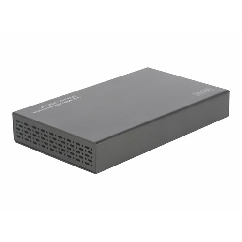 Obudowa DIGITUS USB 3.0 na dysk SSD/HDD 3.5" SATA III, z zasilaczem, aluminiowa