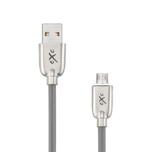 Kabel USB 2.0 eXc BLADE USB A(M) - micro USB B(M) 5-pin, 1,5m, szary