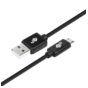 TB Kabel USB-Micro USB 1.5 m. czarny sznurek