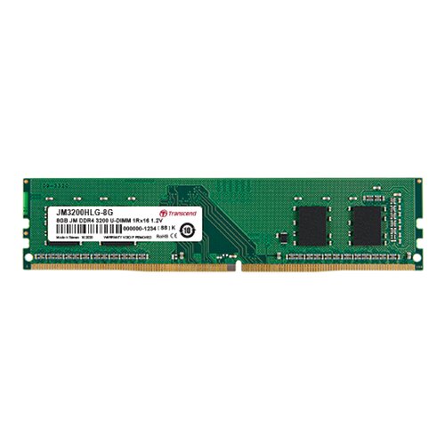 Pamięć RAM Transcend  8G 8GB JM DDR4 3200Mhz U-DIMM JM3200HLB-8G 8GB JM DDR4 3200Mhz U-DIMM