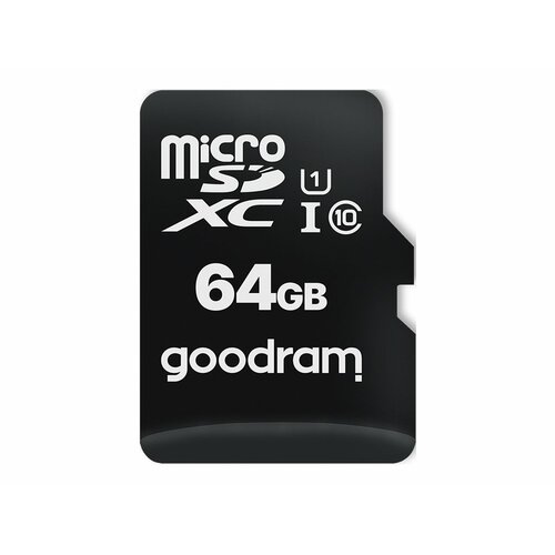 Karta pamięci MicroSDXC GOODRAM 64GB UHS I Class 10 + adapter - RETAIL10