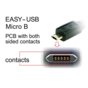 Kabel USB Delock micro AM-BM USB 2.0 Easy-USB 1m