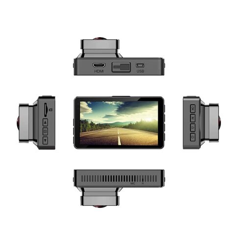 Wideorejestrator Manta DVR502F Full HD DUAL z kamerą wsteczną