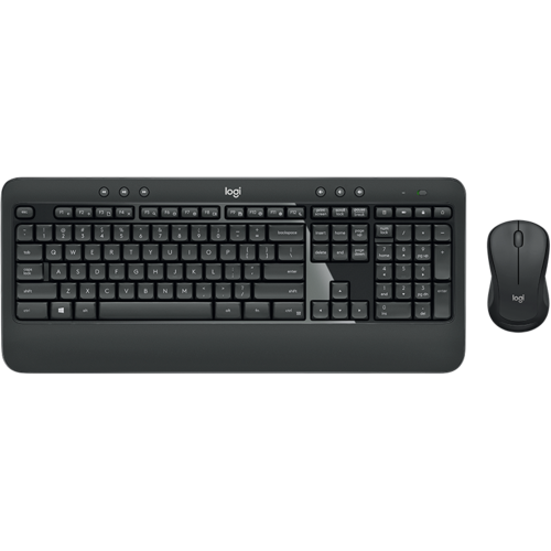 Zestaw bezprzewodowa klawiatura + mysz Logitech MK540 ADVANCED 920-008675 (USB 2.0; (DE); kolor czarny; optyczna; 1000 DPI)
