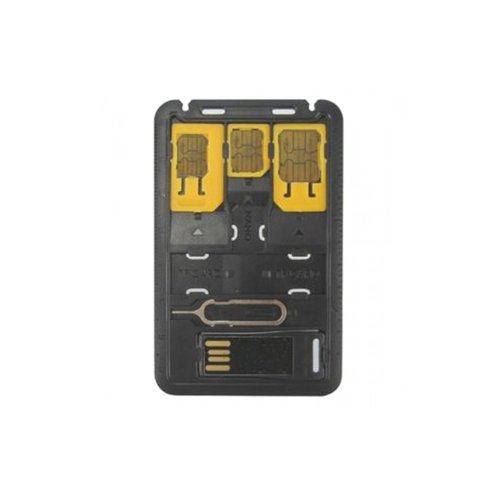 Zestaw adapterów Techly do kart SIM (nano, micro, czytnik+kluczyk)