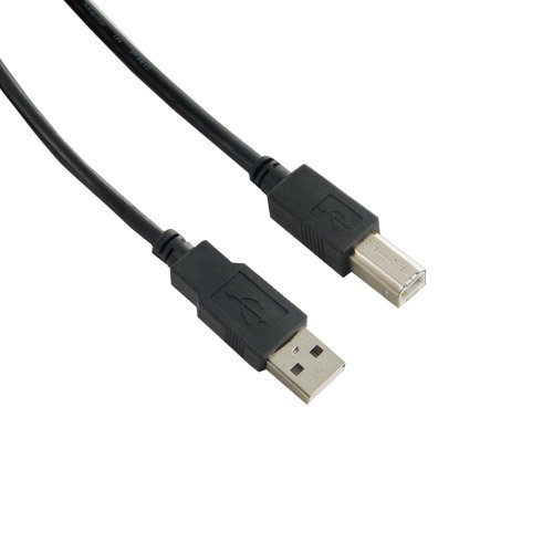 4World Kabel USB 2.0 A-B M/M 5 Ferryt|black