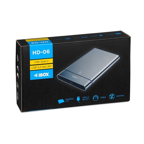 Obudowa dysku iBOX HD-06 2.5" Czarna