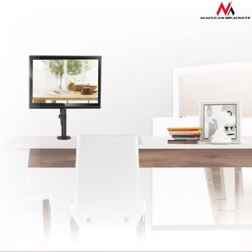 Maclean Uchwyt biurkowy do monitora LCD MC-751  13-32" 8kg vesa 75x75 oraz 100x100