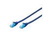 Patch cord DIGITUS UTP kat. 5e 0,5m PVC niebieski