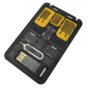 Zestaw adapterów Techly do kart SIM (nano, micro, czytnik+kluczyk)