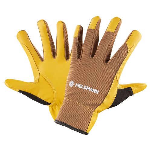 Rękawice Fieldmann FZO 7011 żółto-brązowe