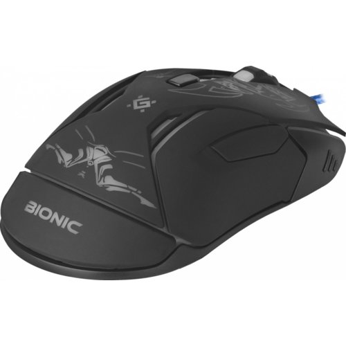 Mysz przewodowa DEFENDER BIONIC GM-250L 3200dpi 6P + podkładka Gaming