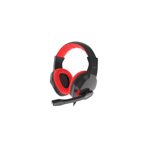 NATEC Słuchawki dla graczy Genesis Argon 110 z mikrofonem czarno-czerwone