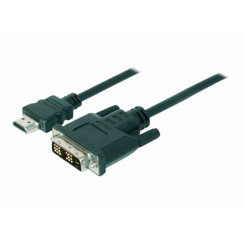 ASSMANN Kabel adapter HDMI 1.3 Standard Typ HDMI A/DVI-D (18+1) M/M czarny 2m