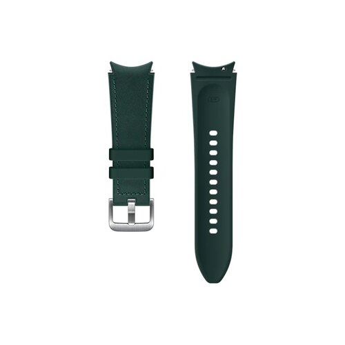 Pasek skórzany Samsung Hybrid Leather do Galaxy Watch4 20mm S/M Zielony