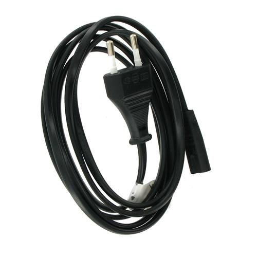 4World Kabel Computer power cable 1,8m 2 żyłowy|blac
