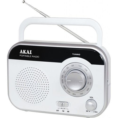 Radio Akai PR003A-410 przenośne white