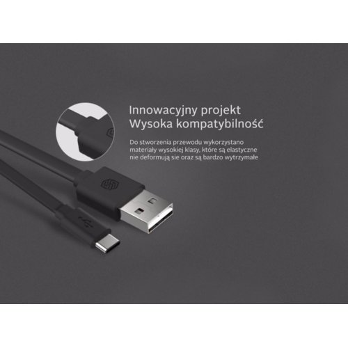 Nillkin Kabel USB Typ C 120cm Dwustronny Black