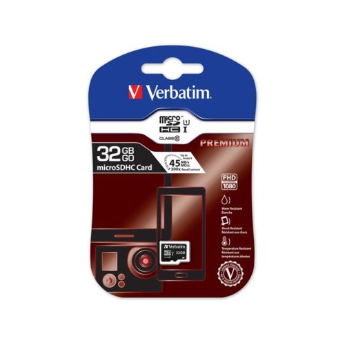 Karta pamięci microSDHC Verbatim 32 GB Class 10