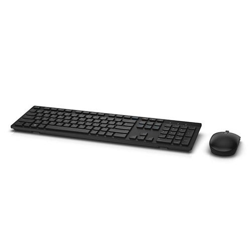 Dell Bezprzewodowa klawiatura + mysz-KM636- US International(QWERTY)Czarna