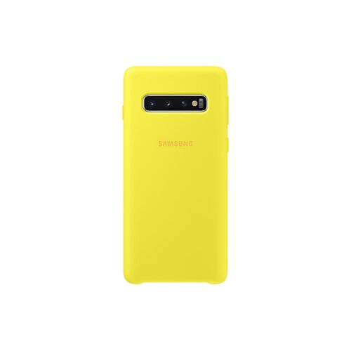 Etui Silicone Cover do Galaxy S10, żółty (EF-PG973TYEGWW)