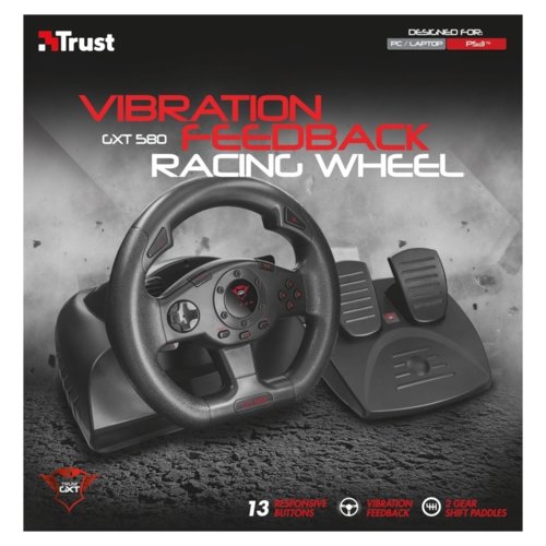 Trust GXT 580 Vibration Feedback racing wheel