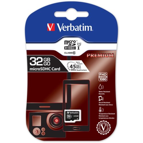 Karta pamięci microSDHC Verbatim 32 GB Class 10