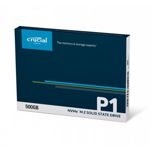 Dysk SSD Crucial P1 500GB M.2 PCIe NVMe 2280 1900/950MB/s