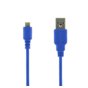 4world Kabel USB 2.0 MICRO 5pin, AM / B MICRO transfer/ładowanie 1.0m niebieski